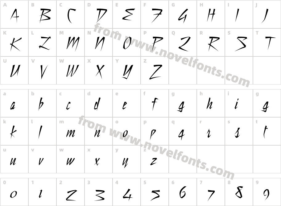 Still TimeCharacter Map