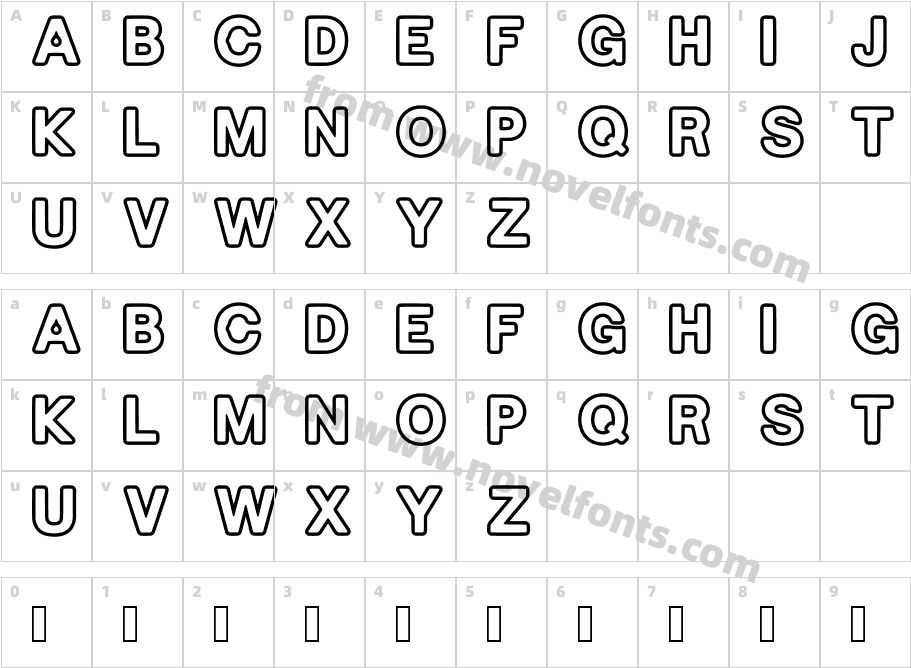 StoicheionCharacter Map