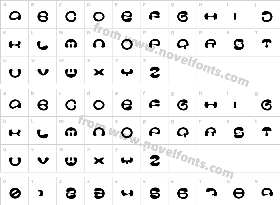 StoopidCharacter Map