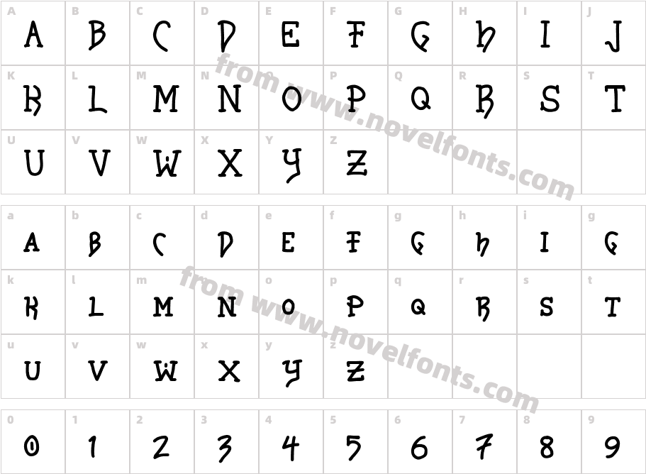 Stork BillCharacter Map