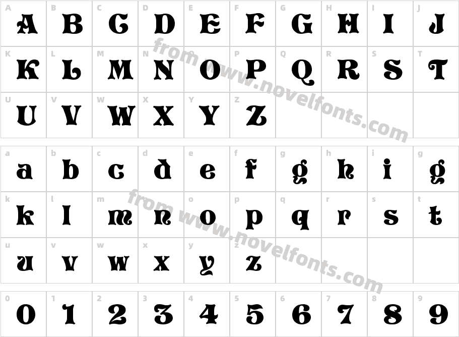 Storybook RegularCharacter Map