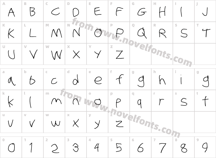 Stray Cat ExtendedCharacter Map