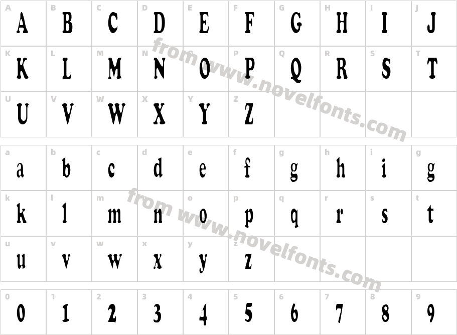 Stretch  PlainCharacter Map