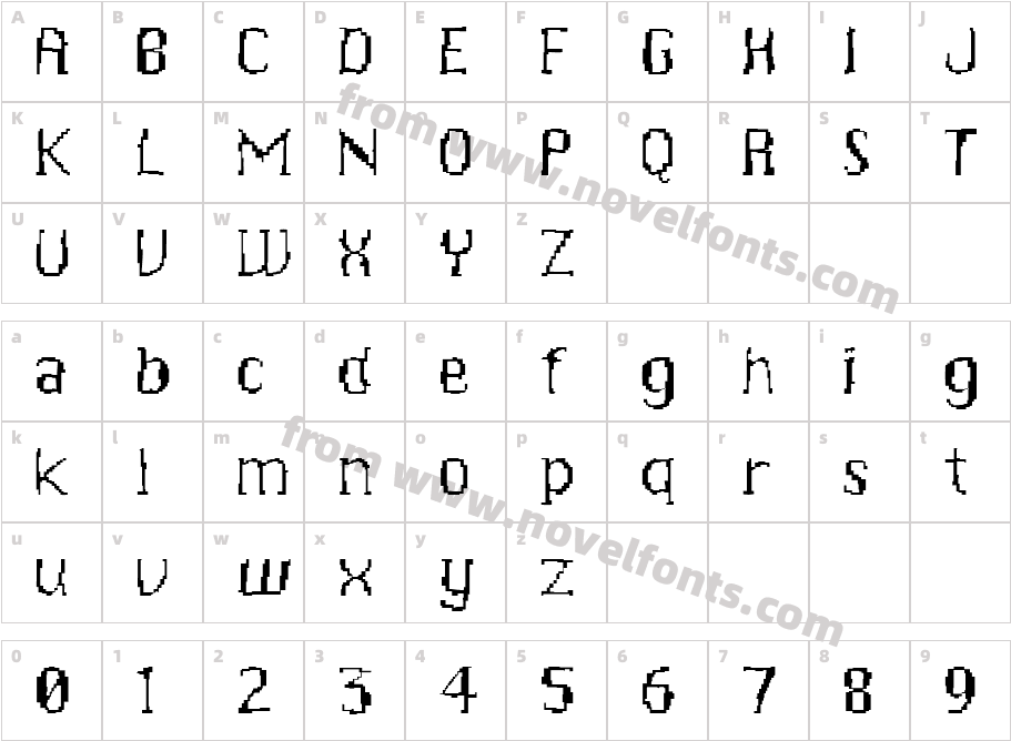 Acid 2Character Map