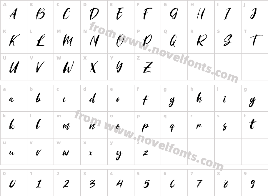 StriverxCharacter Map