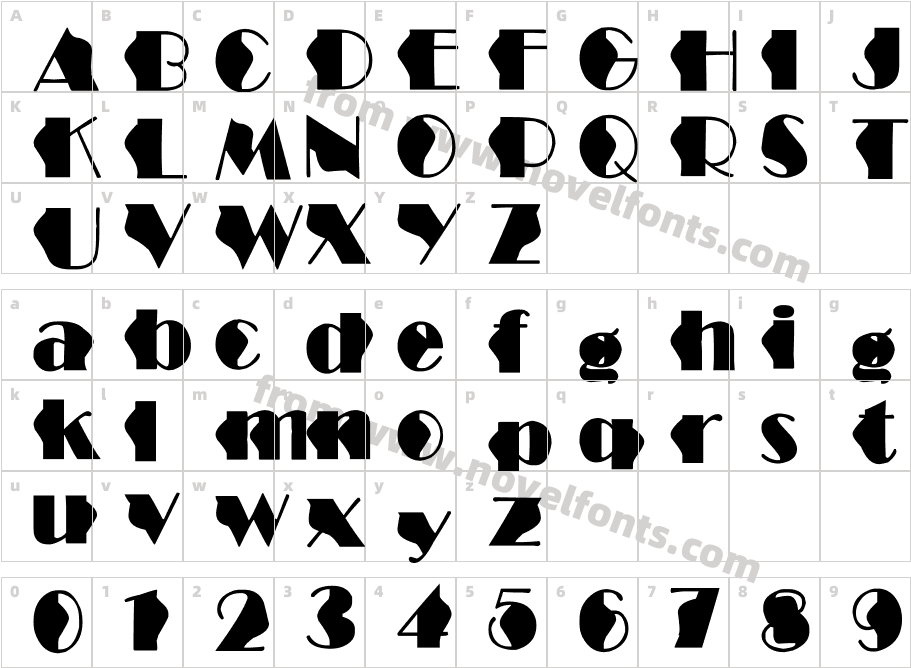 Structure WaveCharacter Map