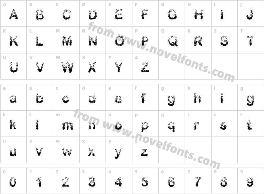 SublevCharacter Map