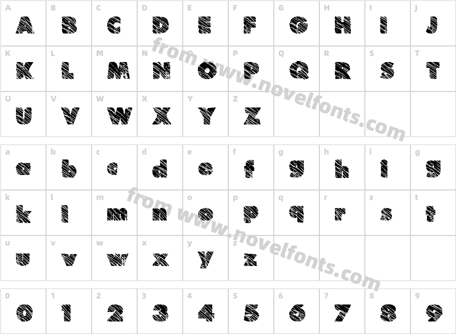 SuchFrostingCharacter Map