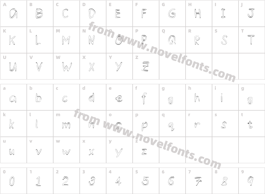 SugarLemonadeStenciled MediumCharacter Map