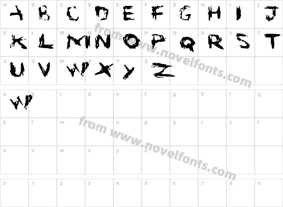 SuicideCharacter Map