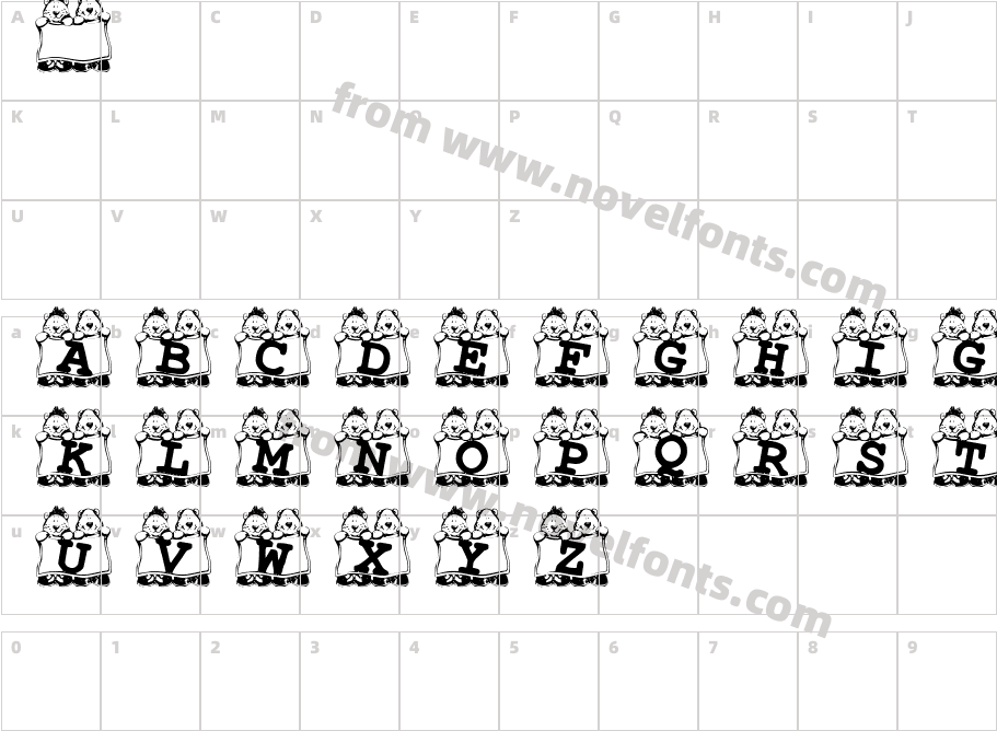 Summer's Country Bear 2Character Map