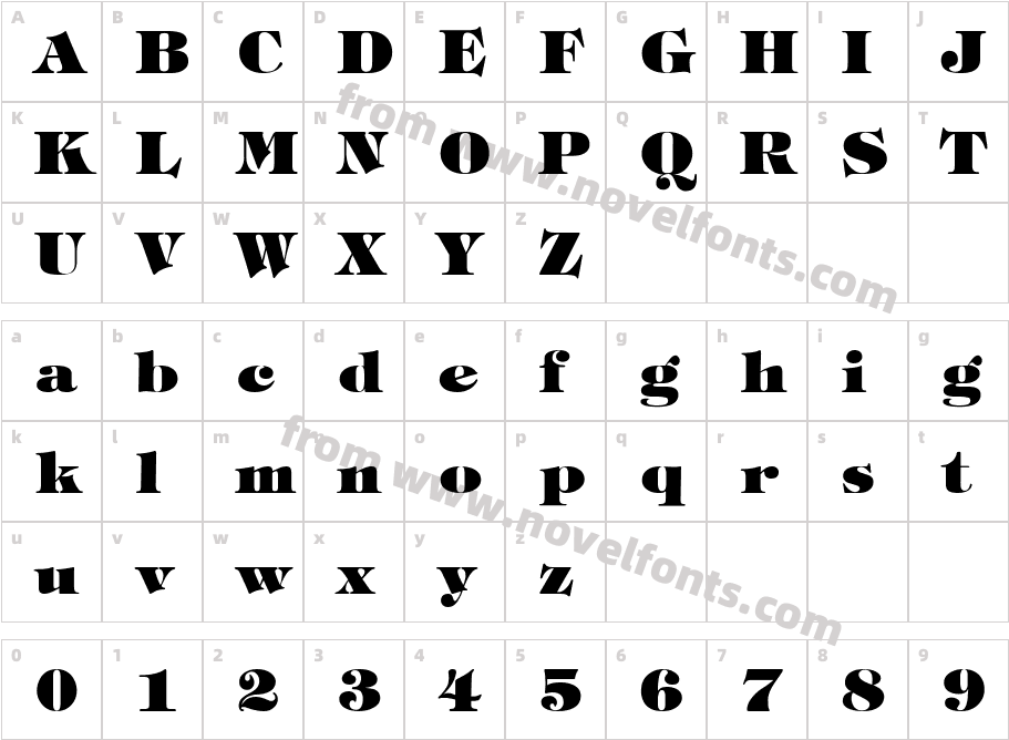 .VnTifani Heavy NormalCharacter Map