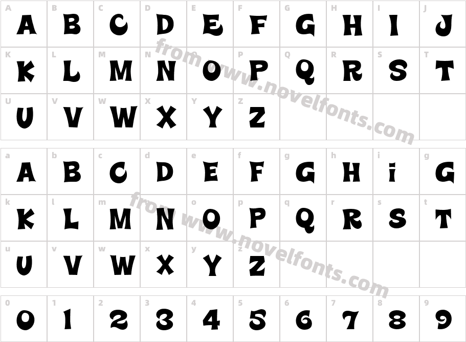 Super Delicious BTNCharacter Map