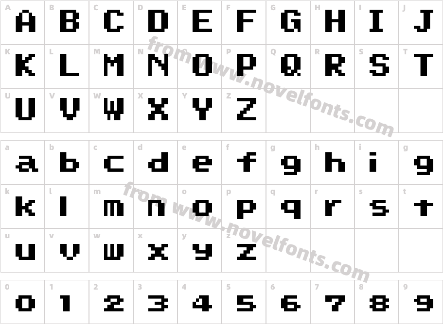 Super Mario World RegularCharacter Map