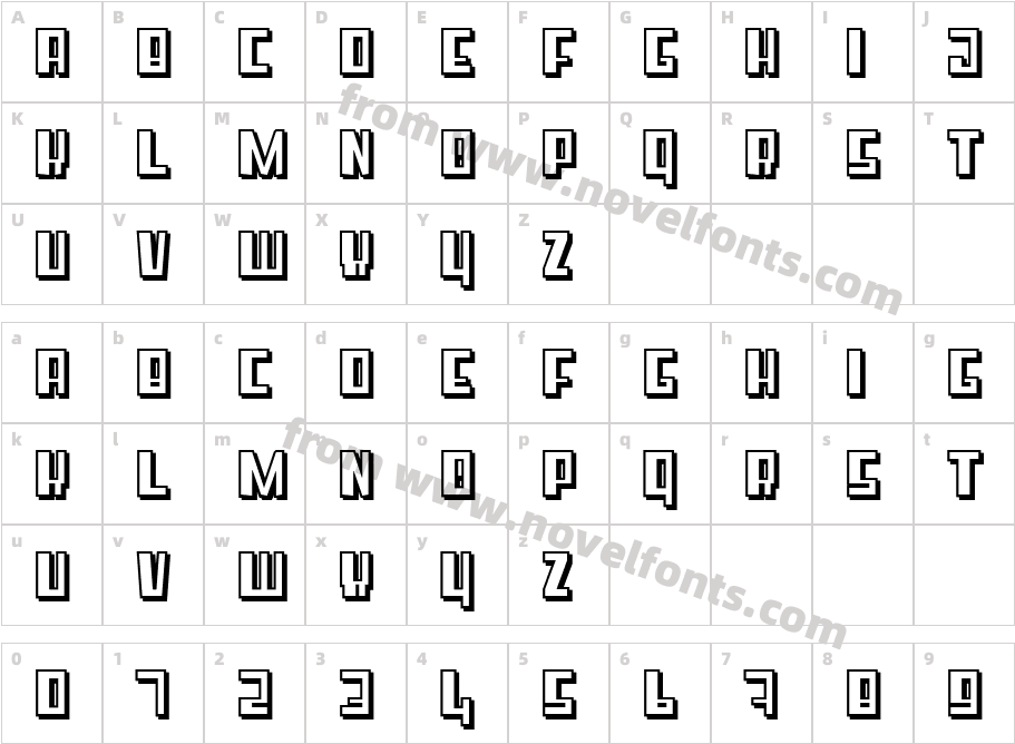 Super cube BlodCharacter Map