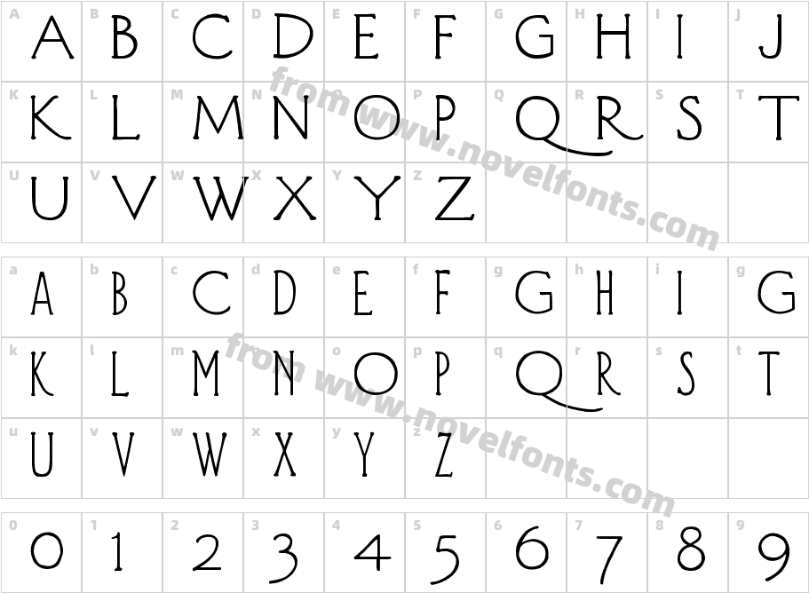 Diehl DecoCharacter Map