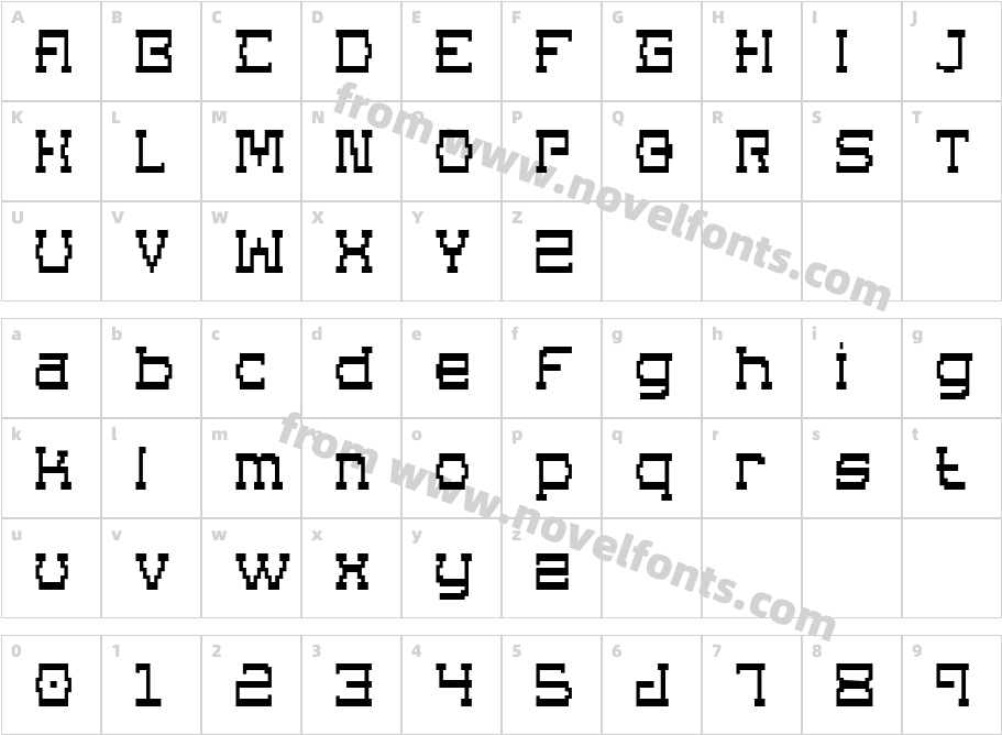 SuperagoCharacter Map