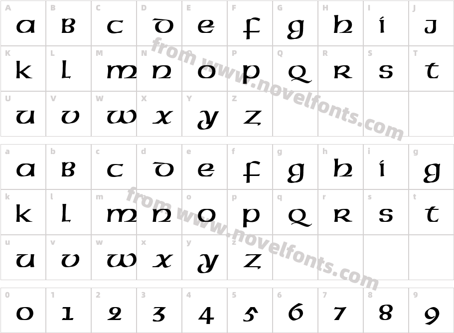 DienkhanhCharacter Map