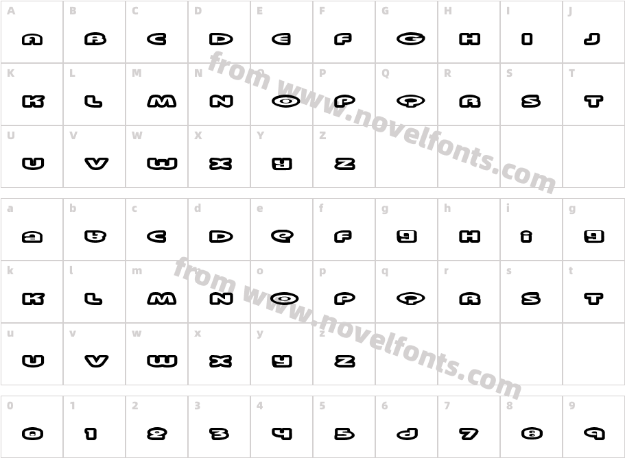 SwinkydadCharacter Map