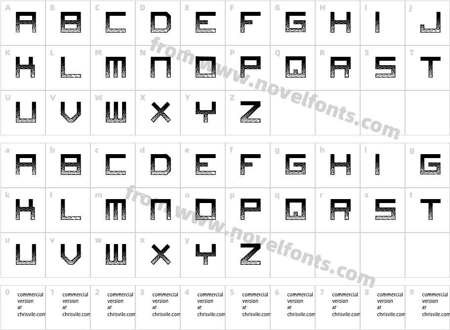 Digital DisorderCharacter Map