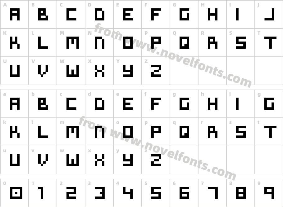 SymtextCharacter Map