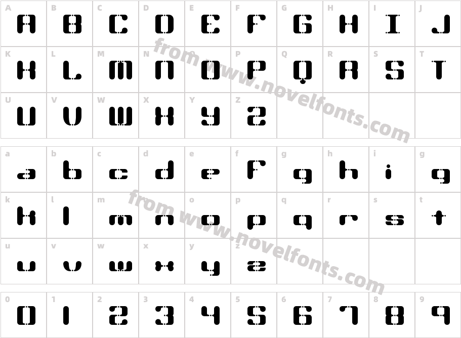 Syndrome BRKCharacter Map