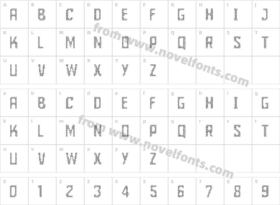 System+errorCharacter Map