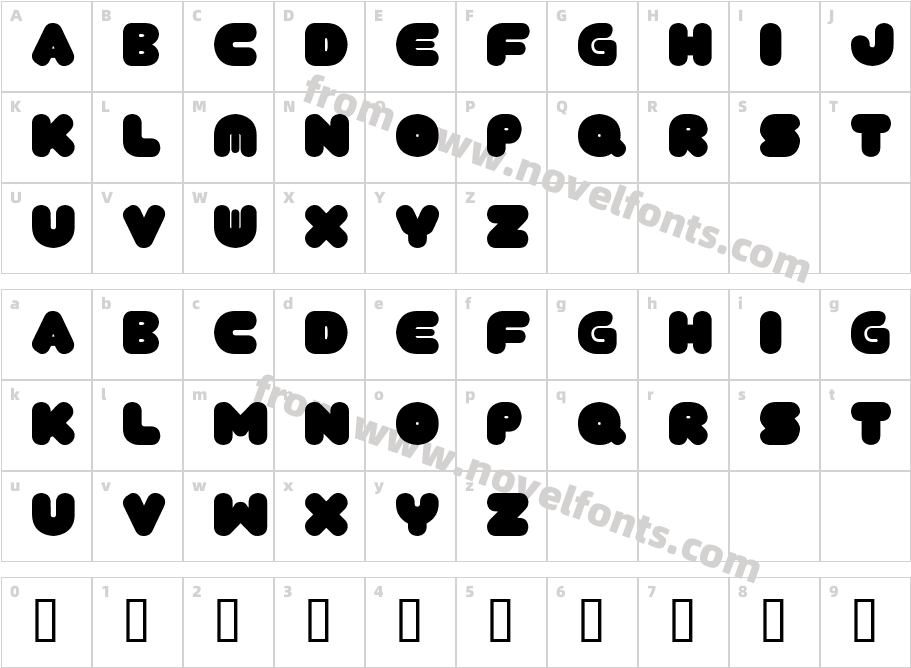 TANTORCharacter Map