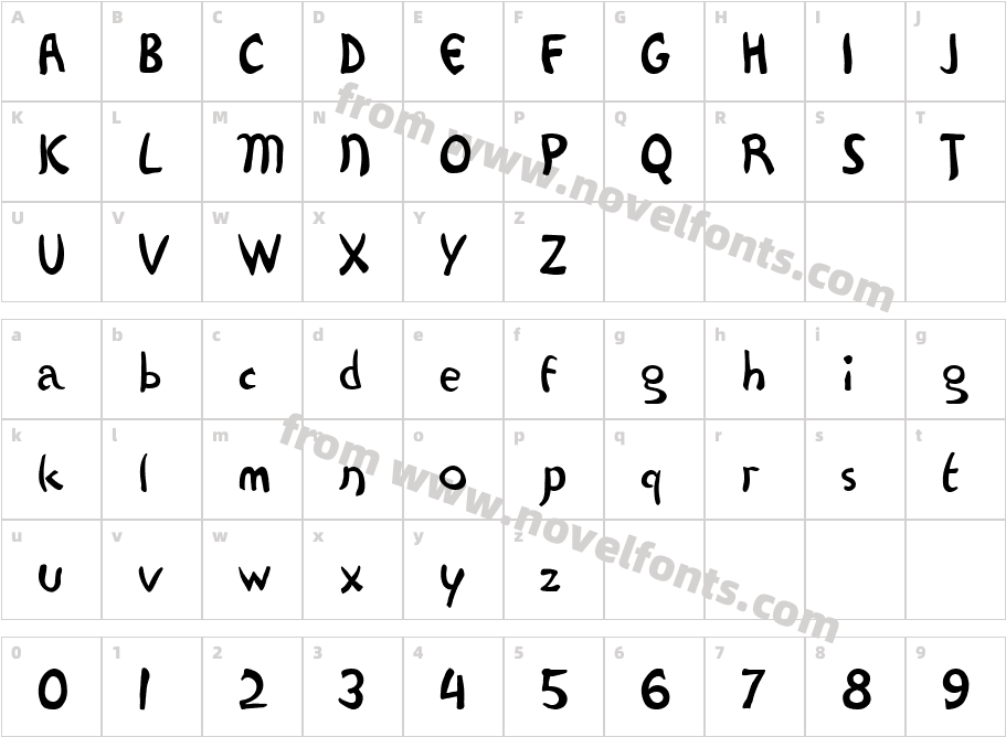 TLLePetitTrottinCharacter Map