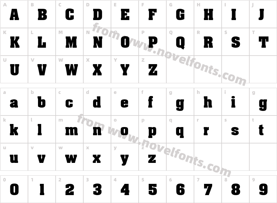 AcklinCharacter Map