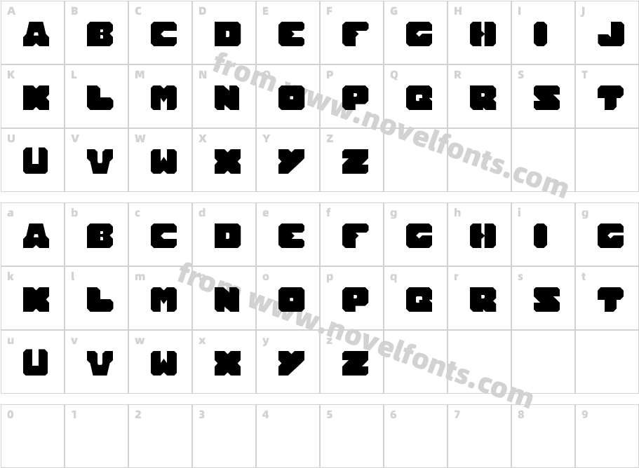 TOTAL HAMMERCharacter Map