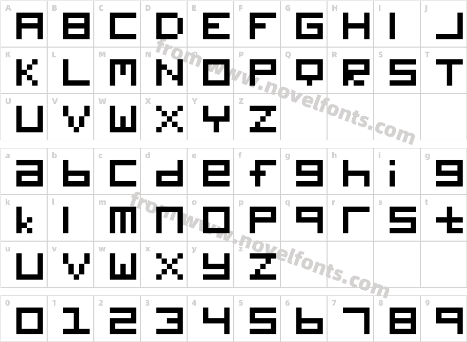 DigitalixCharacter Map