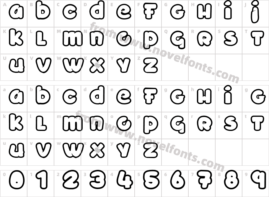 TOYZARUXCharacter Map