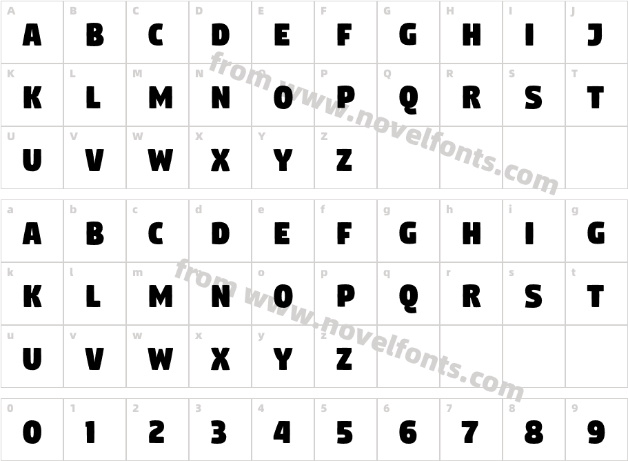 DigitaltCharacter Map