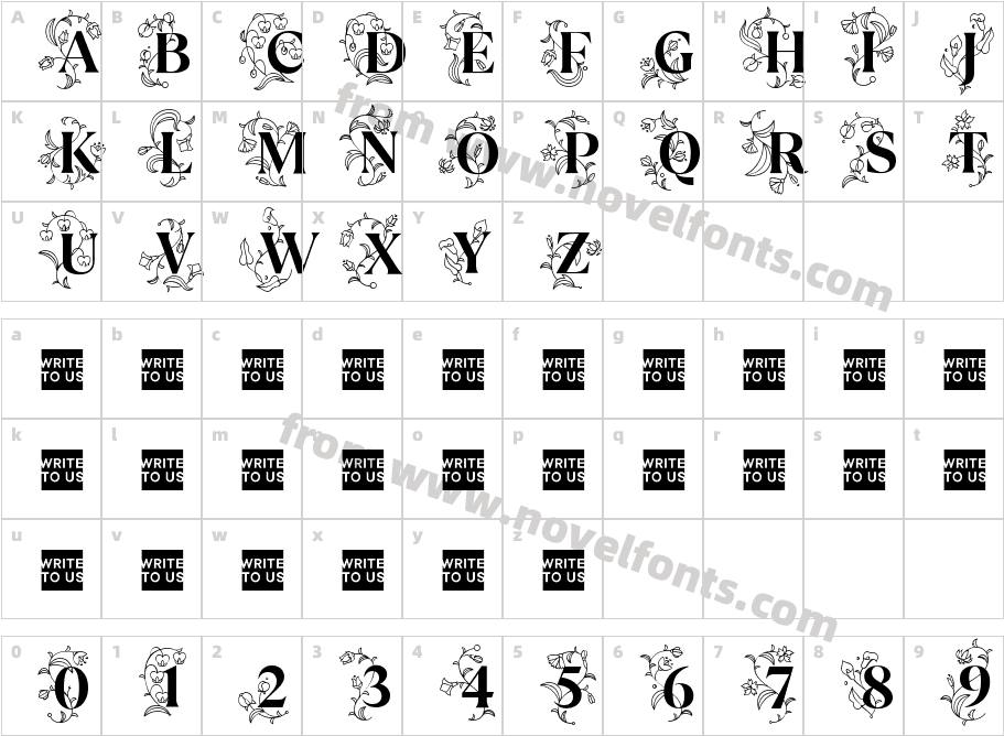 TT Ramillas Initials Trl BdCharacter Map