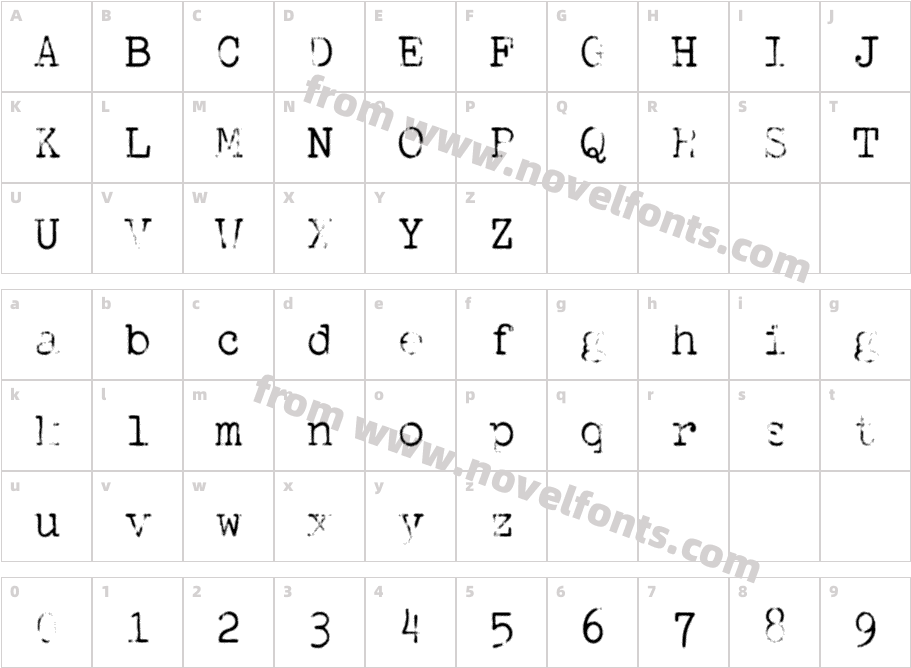 TT2020StyleF-Regular-ASCIICharacter Map