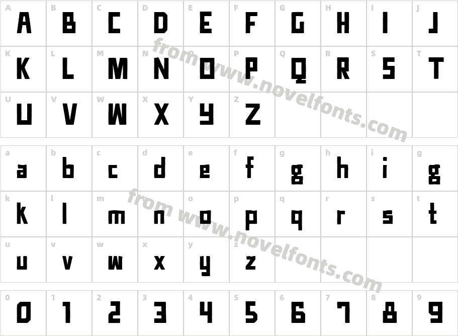 TTDCompadreCharacter Map