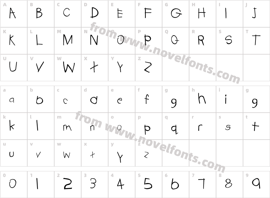 Tabatha-NormalCharacter Map