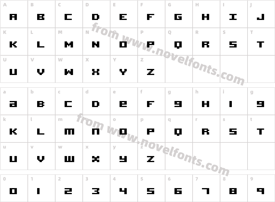 Acknowledge TT -BRK-Character Map