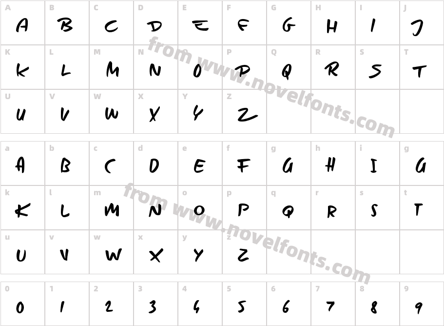 Take it EasyCharacter Map