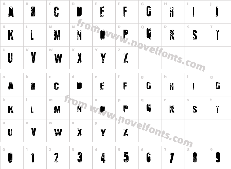 Talvez AssimCharacter Map