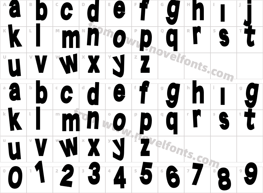 TangledUpCharacter Map