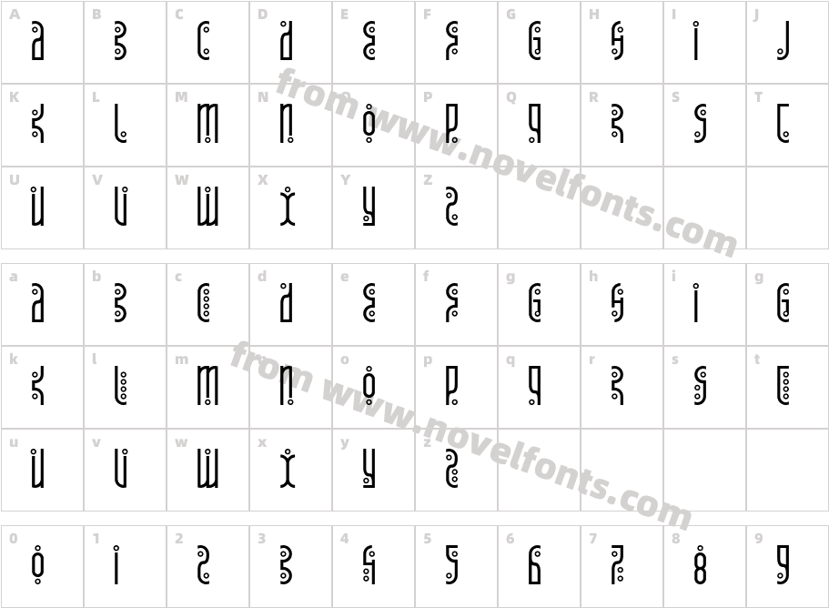 Tantrum TongueCharacter Map