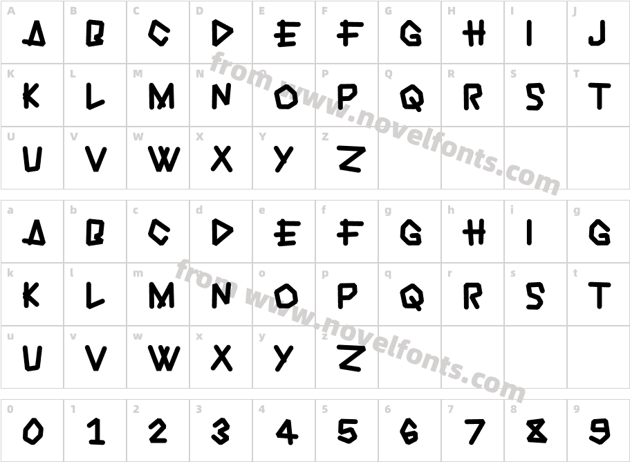 DinamicaRegularCharacter Map