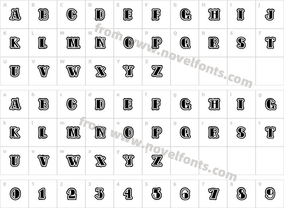 Tattooed and ProudCharacter Map