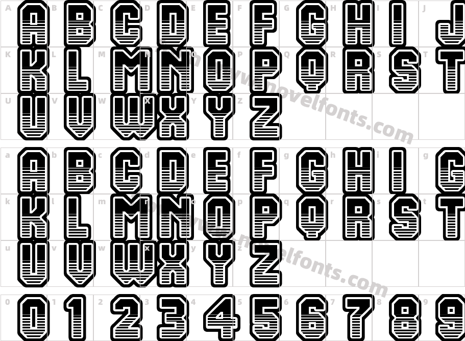 Team 401Character Map