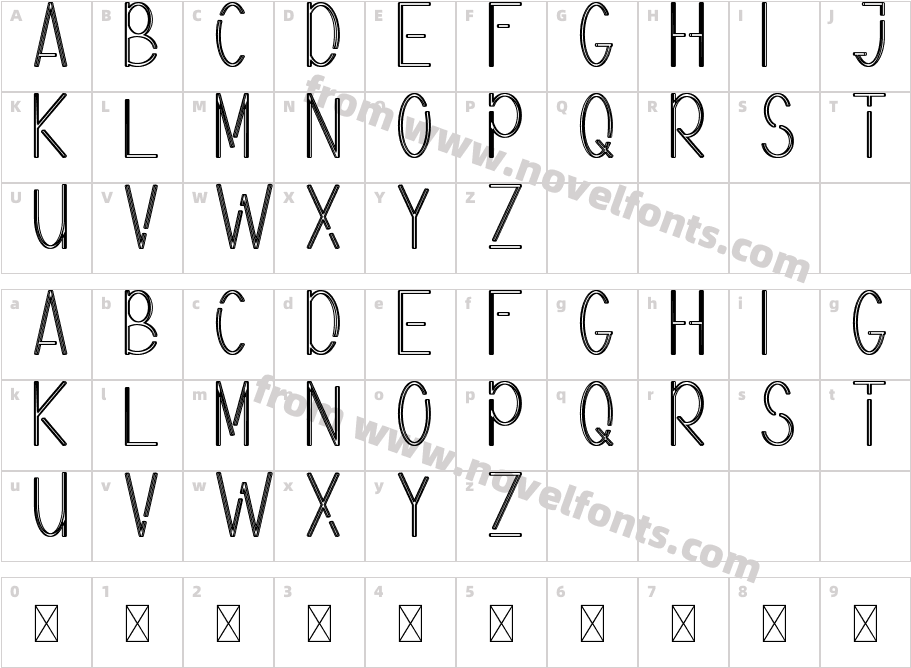 Tech Zone Demo OutlineCharacter Map