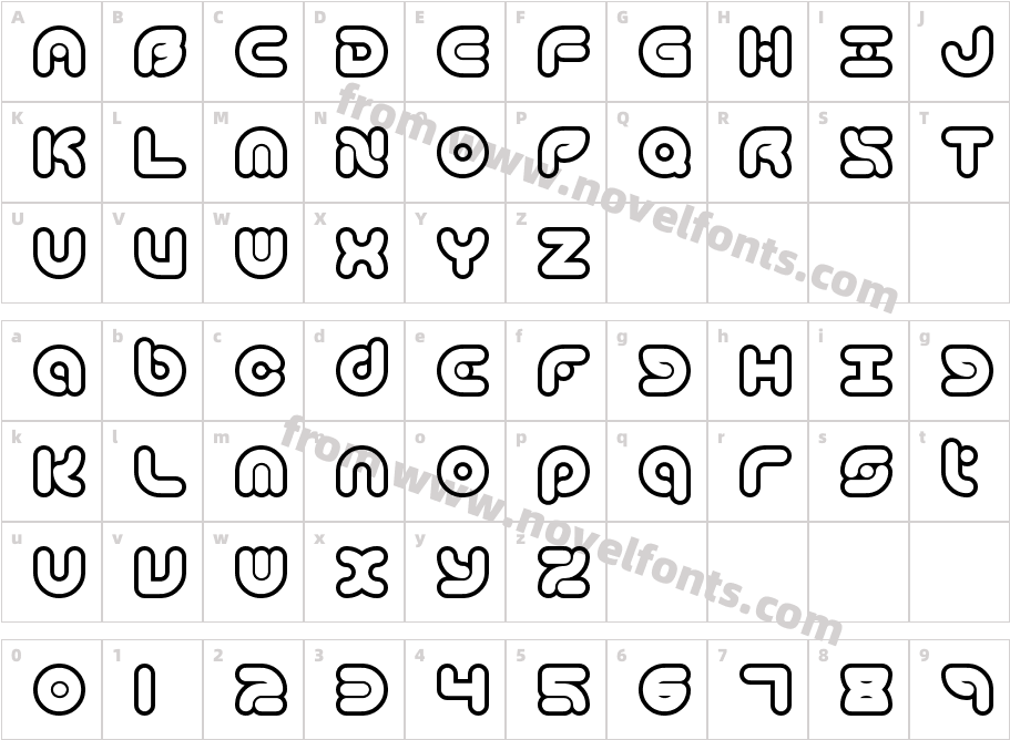 Technique OL BRKCharacter Map