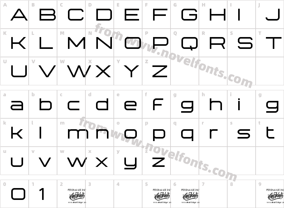 TechnovierCharacter Map