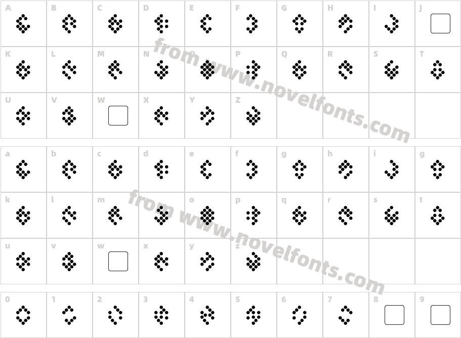 TellariteCharacter Map